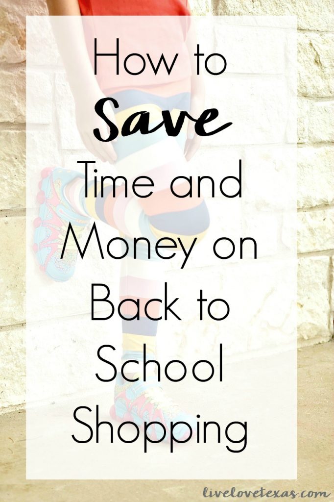 How to Save Time and Money on Back to School Shopping