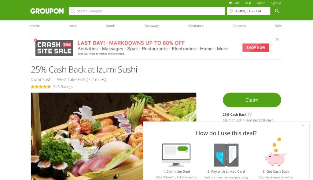 Learn how to save money eating out with Groupon's new card-linked deals!