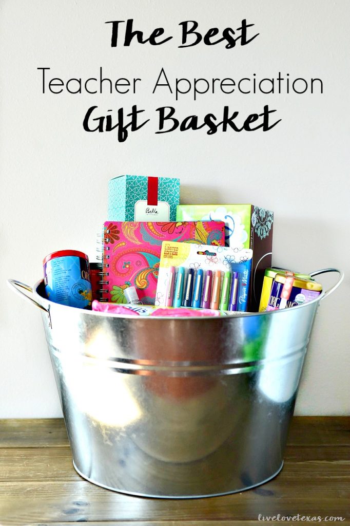 Teacher Appreciation Week gift basket ideas