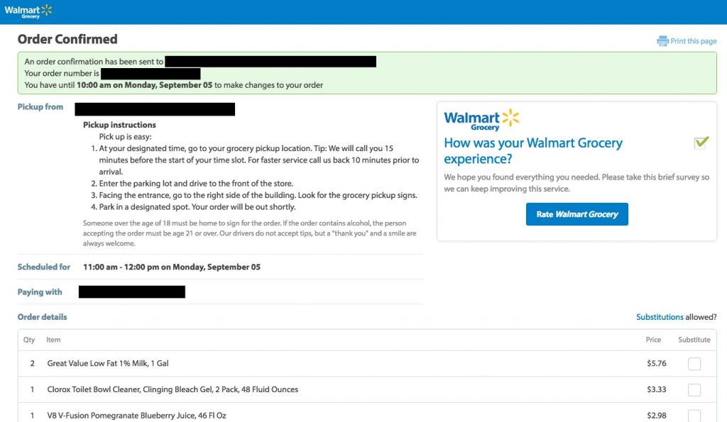 walmart-online-grocery-austin-order-confirmation