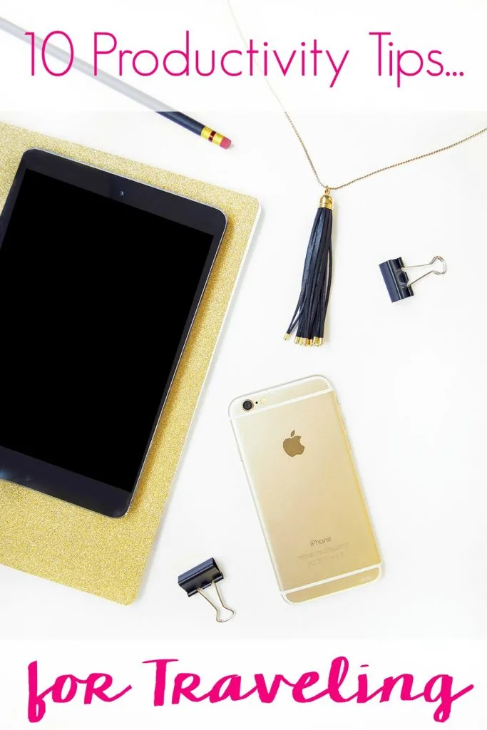 Not enough hours in the day? Do you feel like you can't get anything done on travel days? You're not alone. Figure out How to Be More Productive When Traveling with these 10 tips!