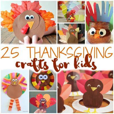 25 Easy Thanksgiving Crafts for Kids to Keep Them Busy Before Dinner