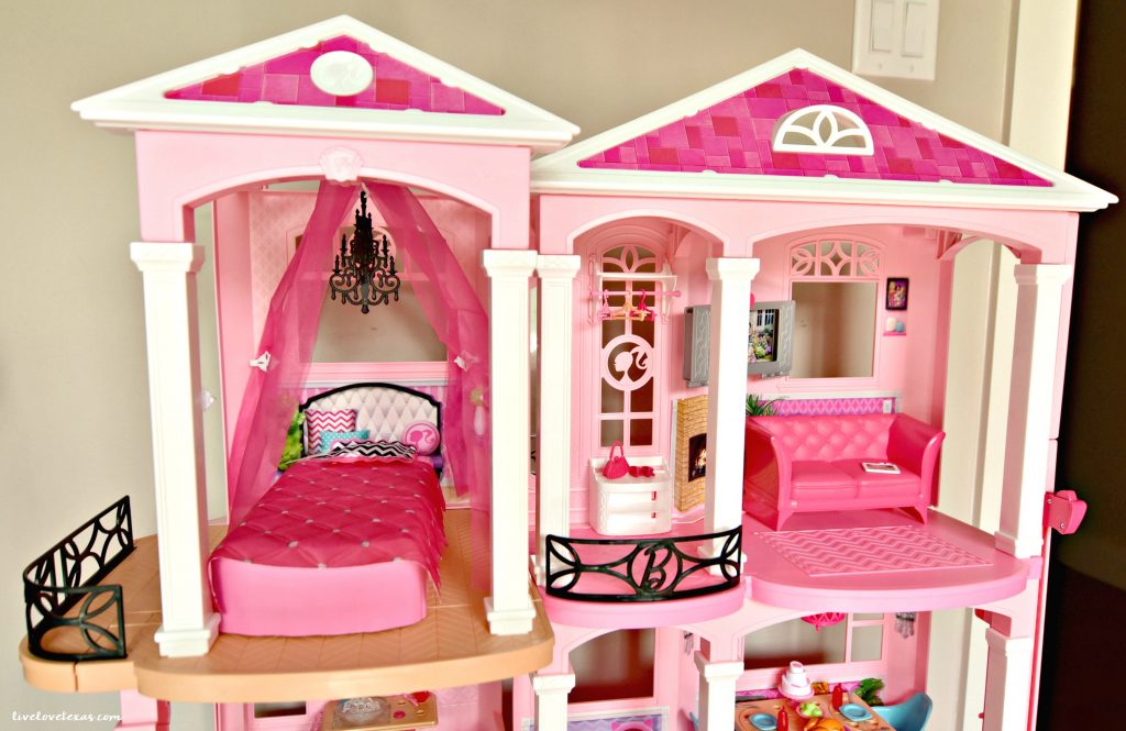christmas barbie house