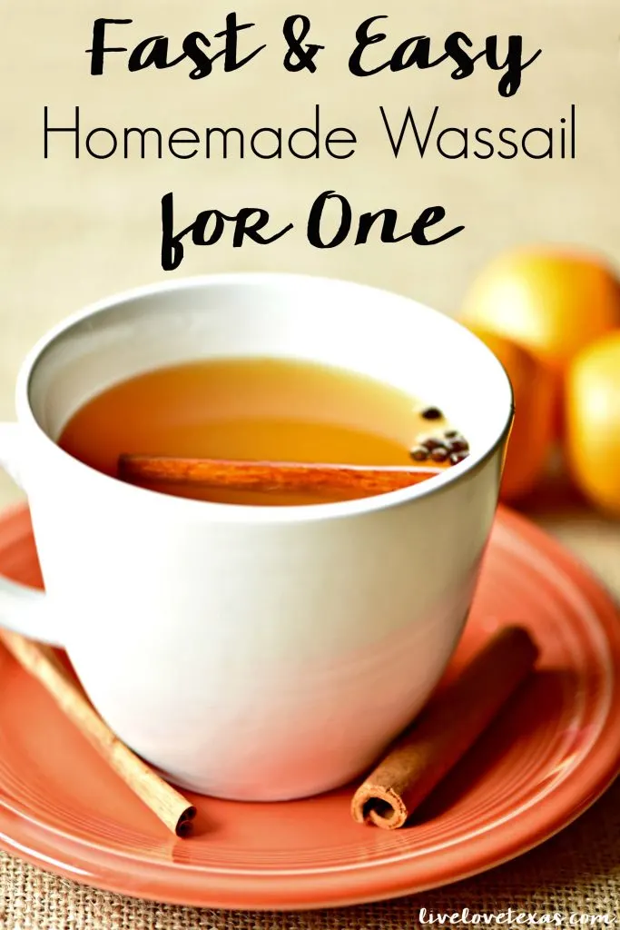 Give yourself a break this holiday season. Take a break from your to do list and enjoy the flavors of fall with this homemade fast and easy wassail recipe!