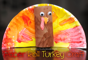 Fingerpainting Turkey Craft for Thanksgiving 