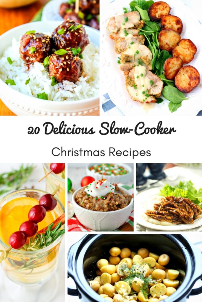 Don’t create more more work than you need to during the holidays. Instead, try these 20 slow cooker Christmas recipes to make delicious foods and drinks for your family and friends! 