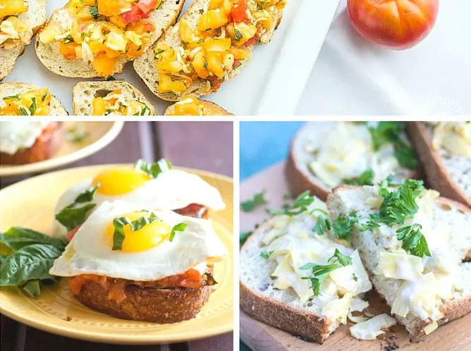 You'll never have to stress about entertaining when you have this amazingly delicious assortment of 15 Easy Bruschetta Appetizer Recipes ready and waiting! 