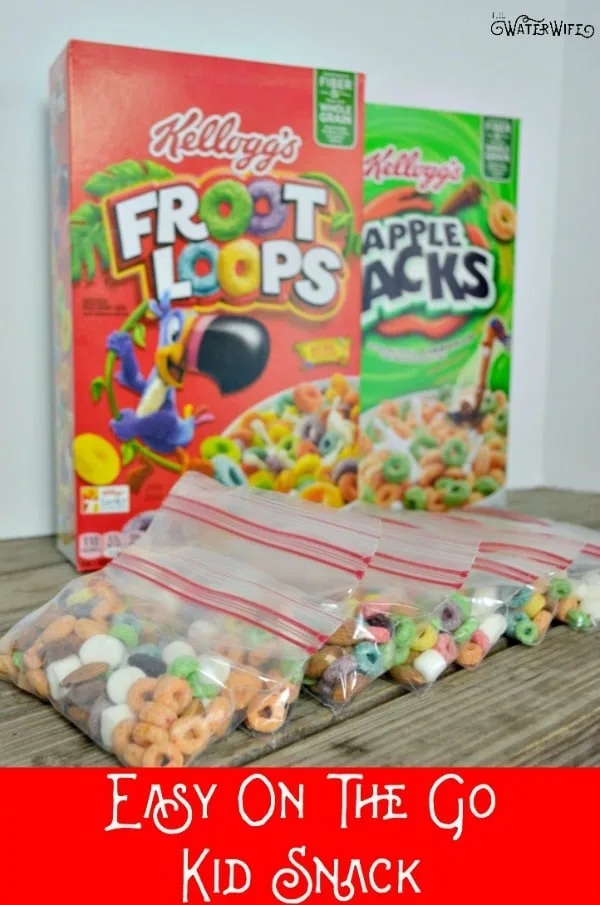 This trail mix is the perfect way to get your kids involved in making an easy on the go snack!