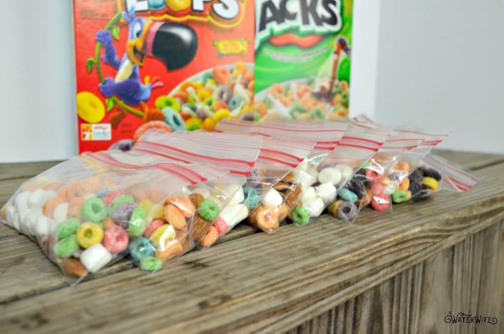 This trail mix is the perfect way to get your kids involved in making an easy on the go snack!