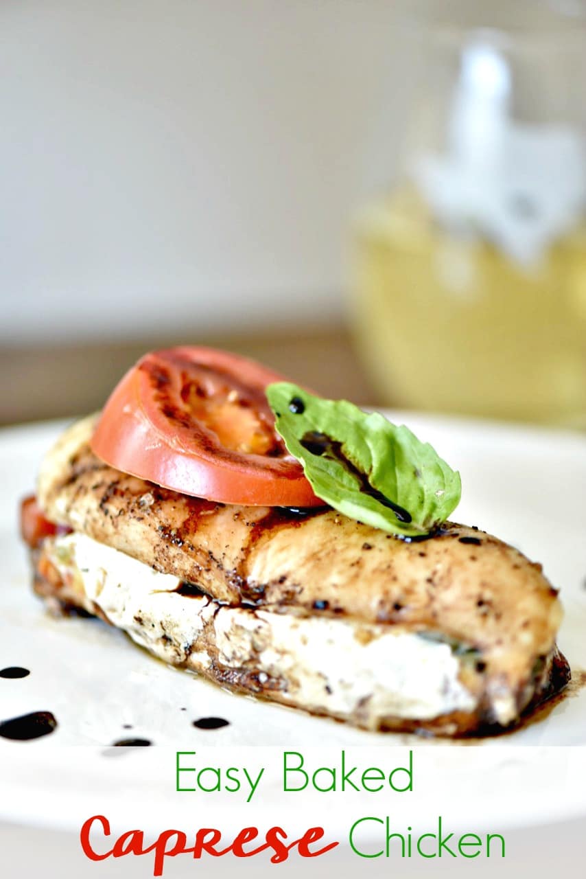 If you love the taste of a caprese salad but are looking for a recipe that's more filling, try this Easy Baked Caprese Stuffed Chicken!