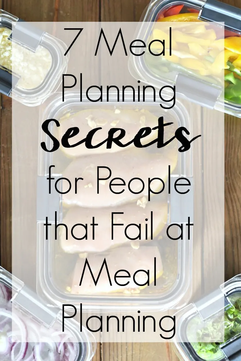 Don't wait until 5 o'clock when you're asking yourself, "What's for dinner tonight?" yet again. I've done that way more times than I can count until I learned how I was doing meal planning all wrong. You don't need to wait as long as I did to figure these out for yourself, try these 7 Meal Planning Secrets for People that Fail at Meal Planning and transform your weekly routine! @Rubbermaid @SheSpeaksUp #StoredBrilliantly #ad