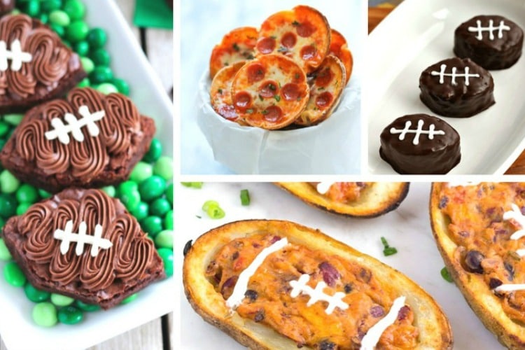 Don't keep eating the same boring food during football season you always do. This year, get inspired by 25 of the Best Football Game Recipe Ideas! From football shaped desserts to the perfect appetizers for a football game at home or tailgating at the stadium, this roundup has them all! 