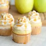 This easy Caramel Apple Cupcakes recipe combines apple cupcakes from scratch with a homemade caramel buttercream frosting to take it over the top and get you ready for all things fall!