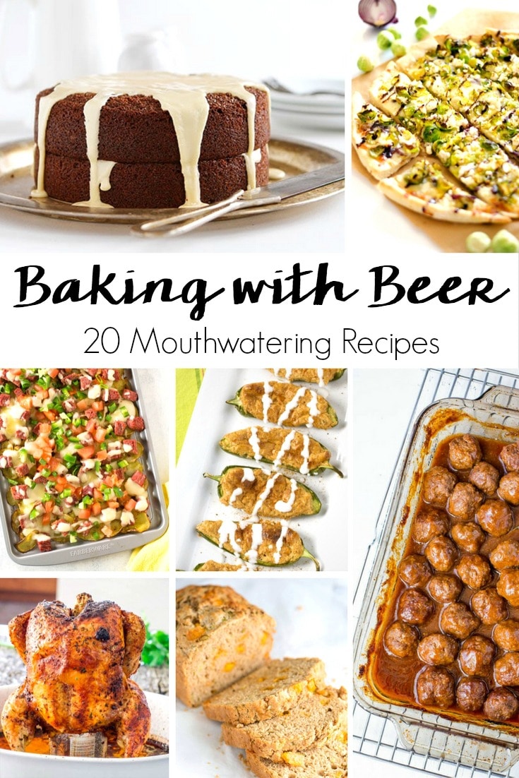 Get creative in the kitchen! From savory to sweet, these are 20 Baking with Beer Recipes where the flavor of your favorite brew only enhances the flavor of your favorite foods!