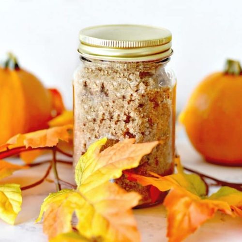 Easy to Make Pumpkin Spice Sugar Scrub Recipe