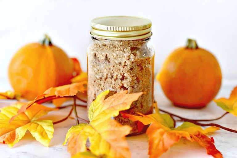 Easy to Make Pumpkin Spice Sugar Scrub Recipe
