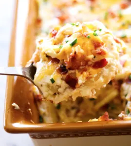 Loaded Scalloped Baked Potatoes