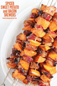 Sweet Potato Bacon Skewers