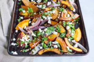 Spicy Roasted Pumpkin Thanksgiving Side Dish