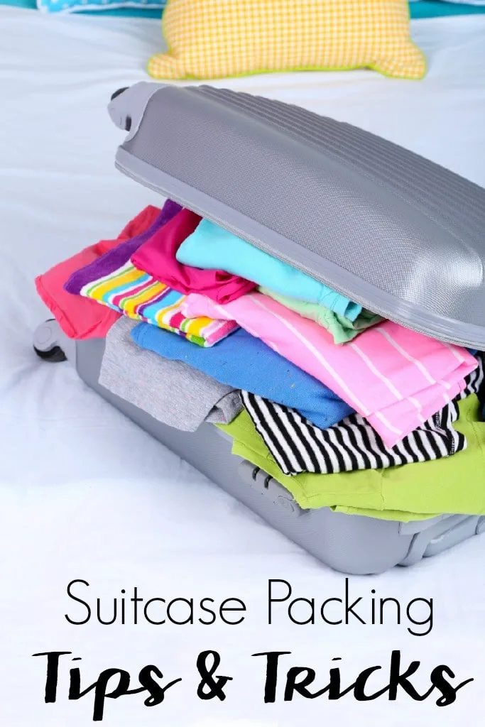 Traveling can be stressful if you don't plan ahead. These 7 Suitcase Packing Tips & Tricks for Vacation will ensure you have what you need in less space.