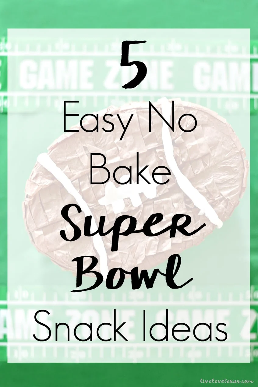Don't spend more time than you have to in the kitchen during the big game. Try these 5 Easy No Bake Super Bowl Snacks Ideas to make party planning simple!