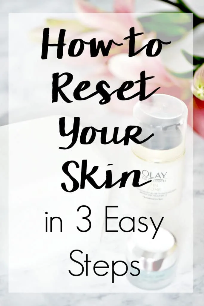 After the indulgence of the holiday season, it's now time for a reset. Learn How to Reset Your Skin in 3 Easy Steps for noticeably healthier skin almost instantly!