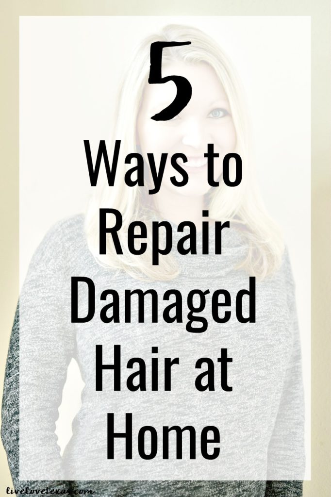 We all want long, healthy, beautiful hair. But having that comes at a price. When you don't keep up with it, or neglect self care as we moms so often do, your hair can suffer. Today I'm sharing 5 Ways to Repair Damaged Hair at Home so you can have the hair that you've always dreamed about.