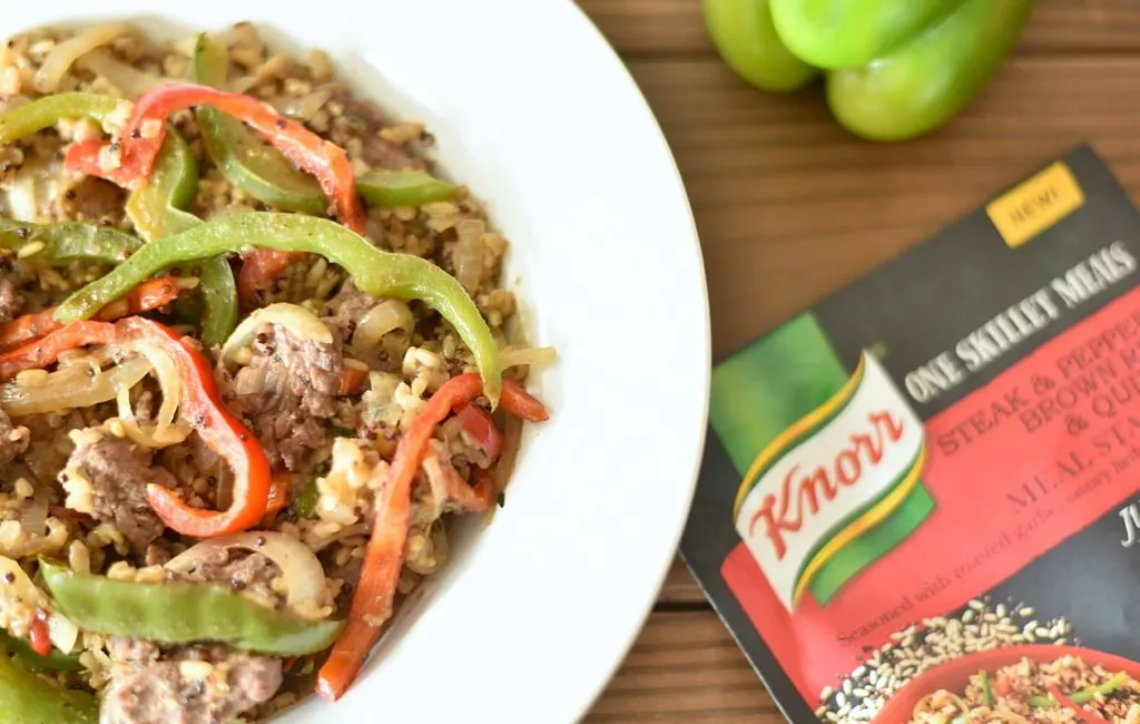 Save time and money when doing your meal planning with help from Knorr One Skillet Meal Starters. Plus, check out this Steak & Pepper Brown Rice & Quinoa recipe!