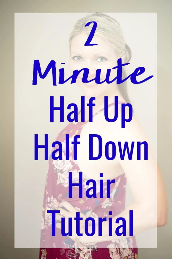 Quick and Simple Half Up Hair Tutorial