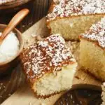 This Simple & Sweet Coconut Almond Bread recipe uses 10 basic ingredients you already have in your kitchen and makes the most heavenly smell that will instantly transport you to the tropics.