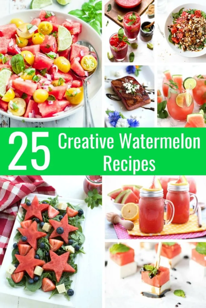 You bought a huge watermelon, now what? Of course, watermelon tastes great as is, but there's so much more than just eating it plain. Mix things up with these 25 Insanely Creative Watermelon Recipes You Need to Try this Summer!