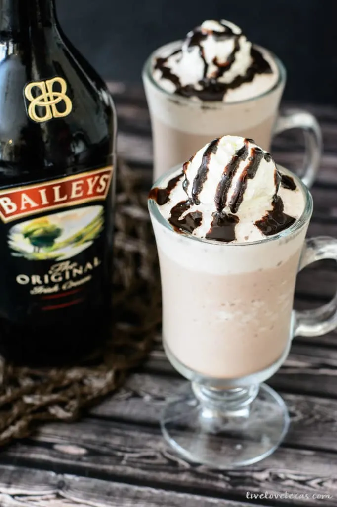 Frozen Hot Chocolate with Bailey's 