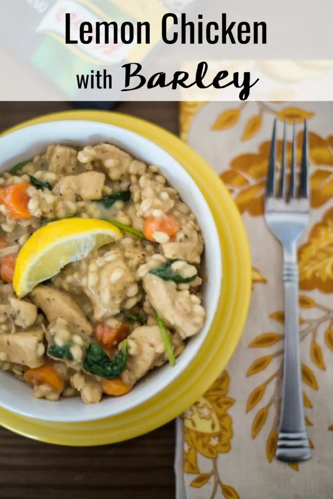 Making a delicious meal doesn't have to cost a lot of money or time. Just try this 30-minute Lemon Chicken with Barley recipe!