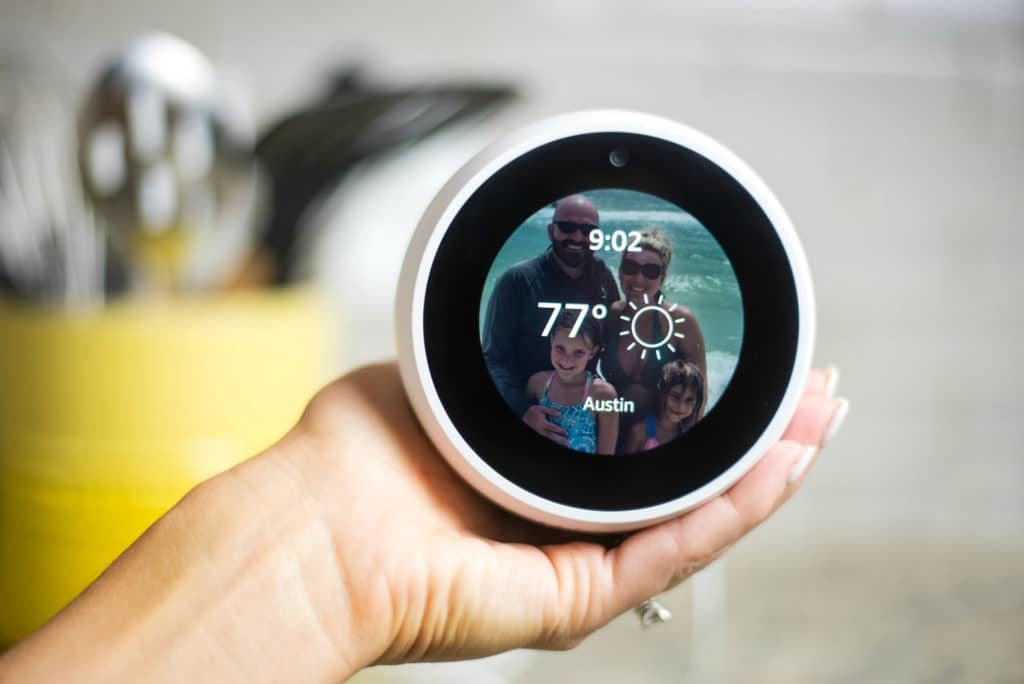 What is the Amazon Echo Spot? This newest Alexa-enabled device is the ultimate personal assistant designed to make your home and your life easier. Check out all of the features and ways this family uses the Echo Spot from sun up to sun down.