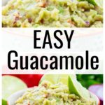 This is the very best homemade guacamole recipe you'll find. Avocados, tomatoes, onions, peppers, cilantro, and lime magically come together to form a guacamole recipe easy and quick dip perfect for any Mexican recipe. If you're looking for a guac recipe that's better than restaurants and will leave you licking the bowl, this is the one for you!