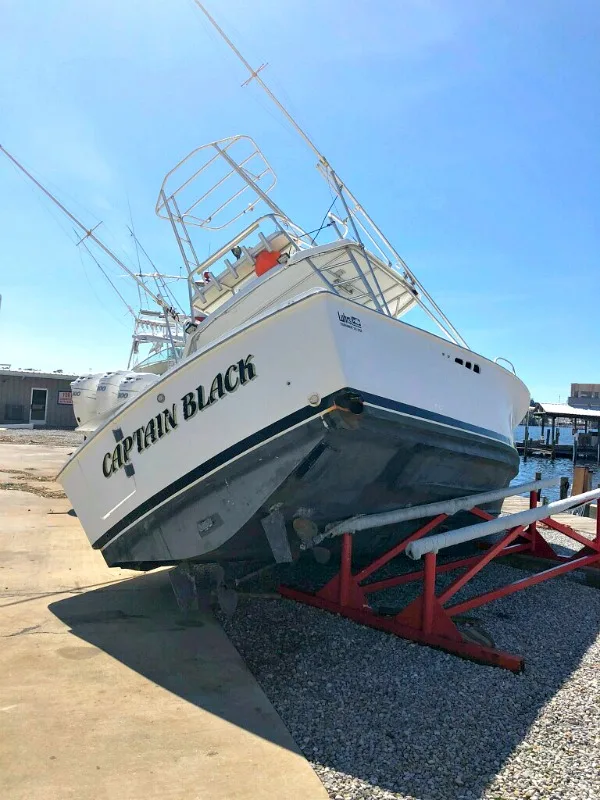 Captain Black's Fishing Boat After Hurricane Michael