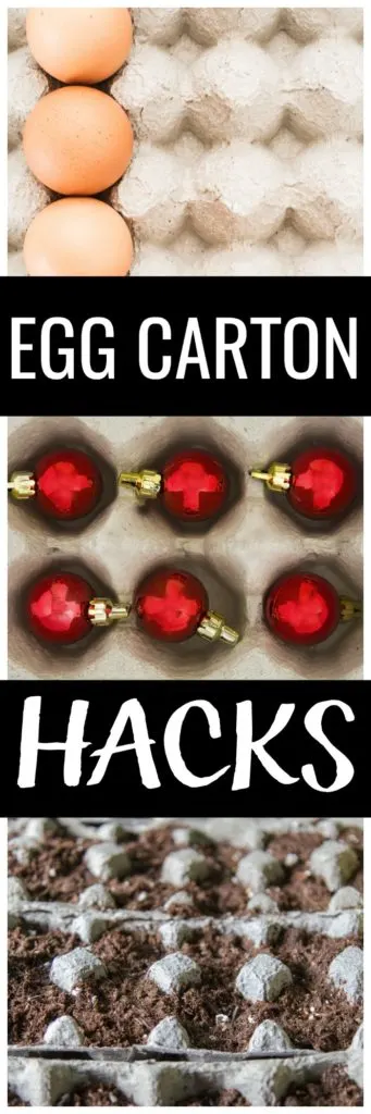 You'll never throw away empty egg cartons again once you see these hacks! Your mind will be blown with these 16 uses for egg cartons for around the house!