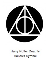 Harry Potter Deathly Hallows Symbol Pumpkin Stencil