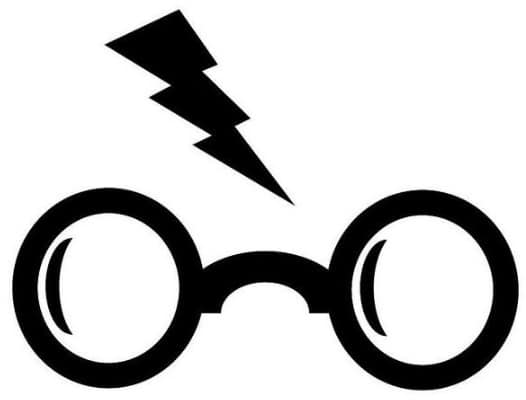 Harry Potter Glasses Pumpkin Stencil