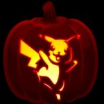 Pikachu Pumpkin Stencil