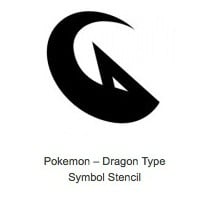 Dragon Type Pokemon Pumpkin Stencil