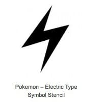 Electric Type Pokemon Pumpkin Stencils
