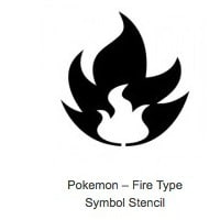 Fire Type Pokemon Pumpkin Stencils