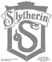 Slytherin Pumpkin Stencil