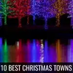 Get in the holiday spirit with the 10 best Christmas towns in Texas! All of the decorations, lights, and even snow to feel Christmas all season long!
