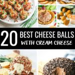 Are you on the search for an easy cream cheese ball recipe? Simplify your holiday appetizers with the 20 Best Cream Cheese Ball recipes! With a basic cream cheese base, you can create all of these sweet and savory cheese ball recipes!