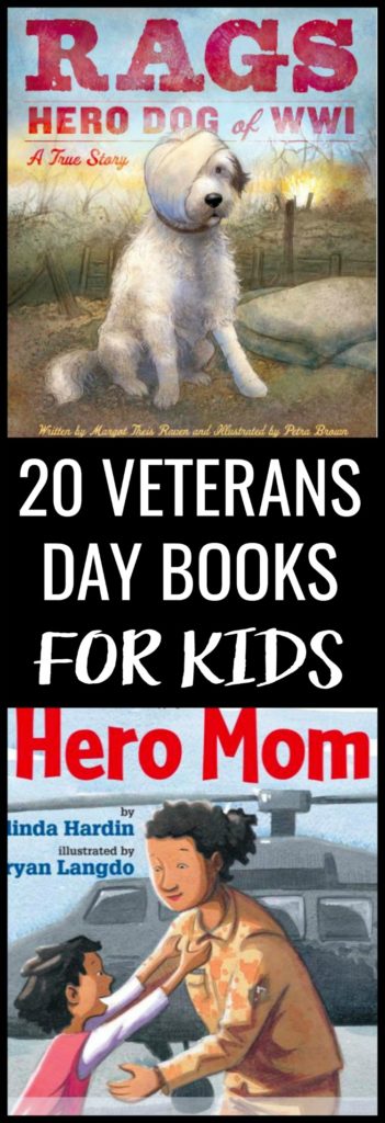 Sometimes it's hard to explain the importance and meaning behind a holiday. If you need a little help, check out these 20 Veterans Day Books for Kids.