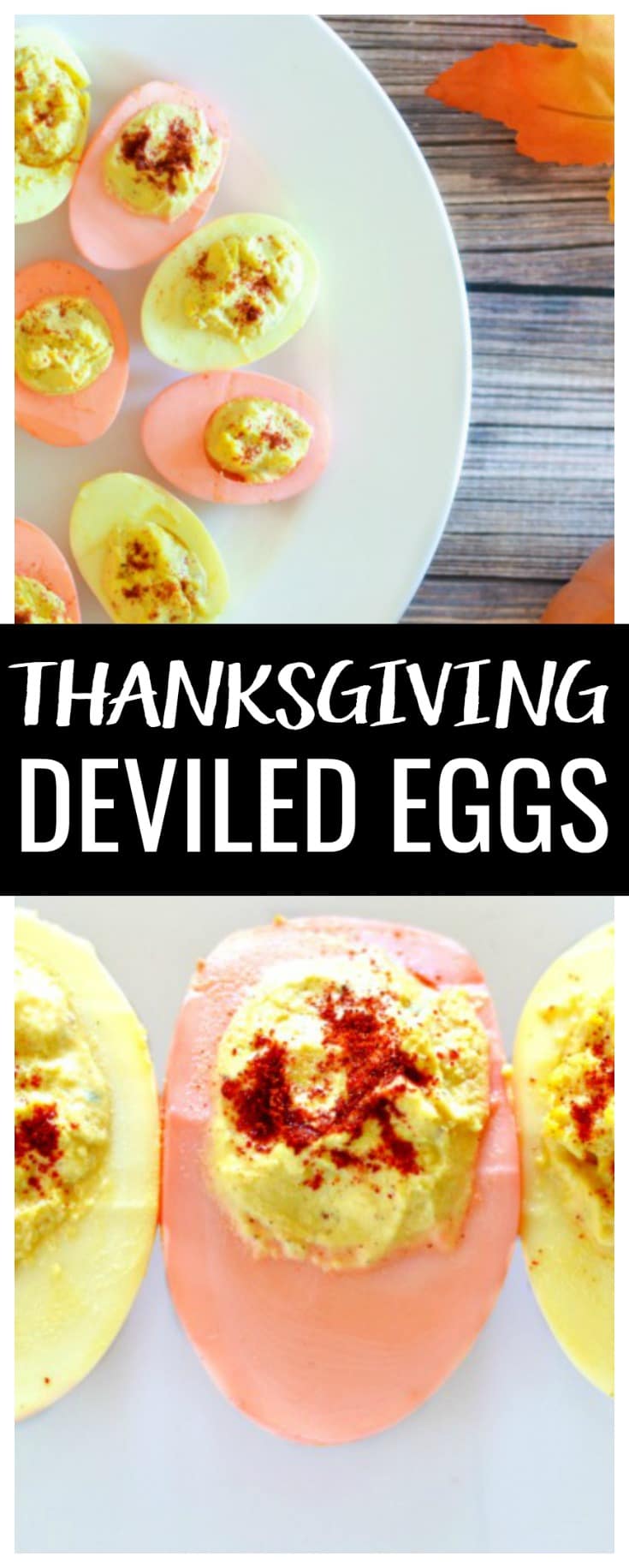 Colorful Deviled Eggs Recipe - A Bold Thanksiving Side Dish