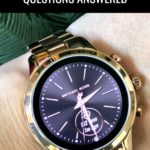 Not all smartwatches are alike. Here are all of your Michael Kors Runway Smartwatch Questions Answered. Not only is this a beautiful statement piece of jewelry, but it's also super techy too! #sponsored #jewelery #smartwatch #weightloss #smartdevices #google #wearos #michaelkors #mkstyle #runwaysmartwatch #rosegold