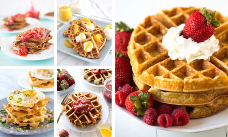 These 25 Quick & Easy Waffles Recipes range from basic and sweet to creative and savory. They're the perfect waffles recipes for every breakfast or brunch.